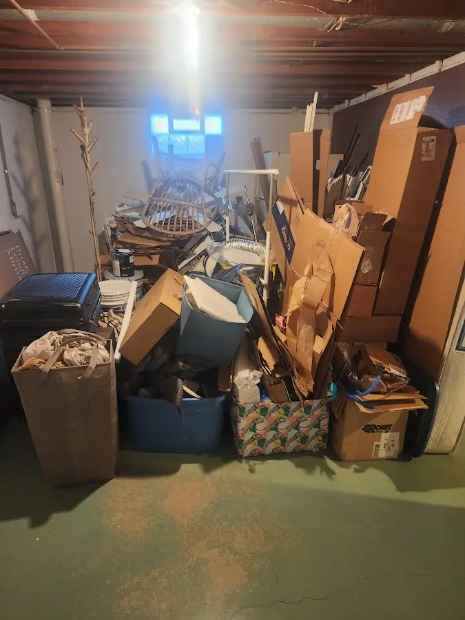 Roll-off dumpster container at job site for Construction Dumpster Rental in Auburn